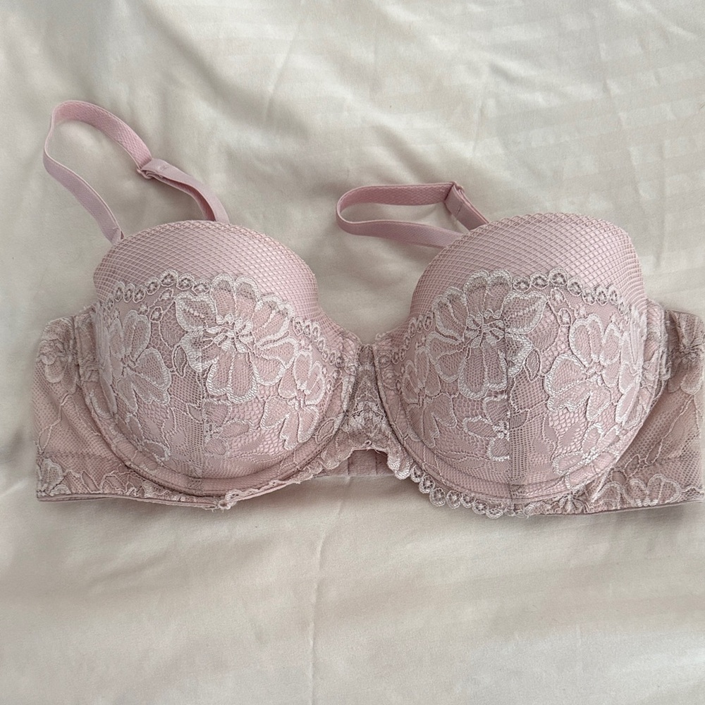 Maidenform Pink Lace Bra